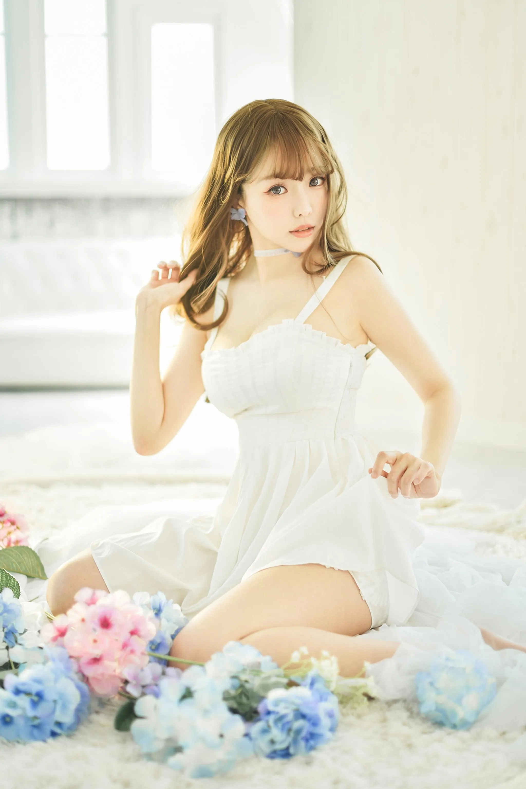 ElyEE子 – NO.76 White Dress [22P]插图4